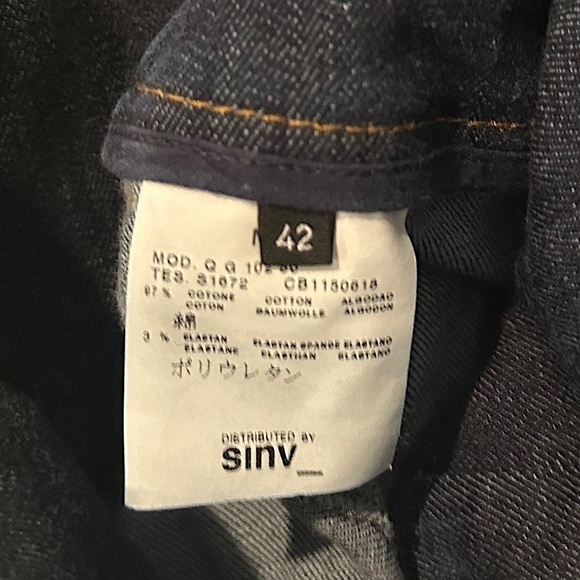 McQ by Alexander McQueen Indigo Denim Corset Waist Pencil Skirt - IT42 / US 6-8 - Picture 9 of 10